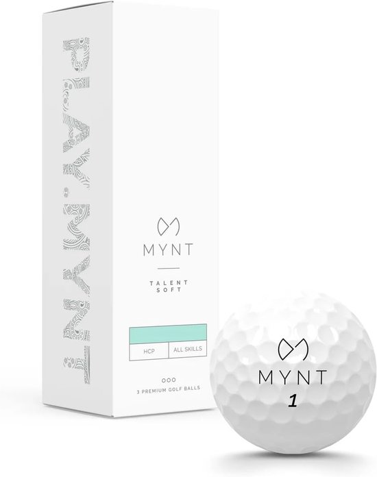 SnelShoppen - Premium Golfballen Set Soft Surlyn, 350 Dimple Design, Ideaal voor Professionals en Beginners, Witte Golfballen voor Elke Speelgelegenhe