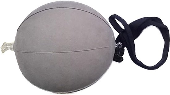SnelShoppen - Smart Opblaasbare Golfbal Trainingshulpmiddel Voor Verbeteren Van Golfvaardigheden, Verbeterhouding, Ultra Licht, Grijs, Voor Alle Nivea
