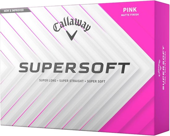 SnelShoppen - Supersoft Golfballen 2025 - Perfecte 2-delige constructie met HyperElastic SoftFast kern - Duurzaam en voelbaar - Constant vlucht met HE