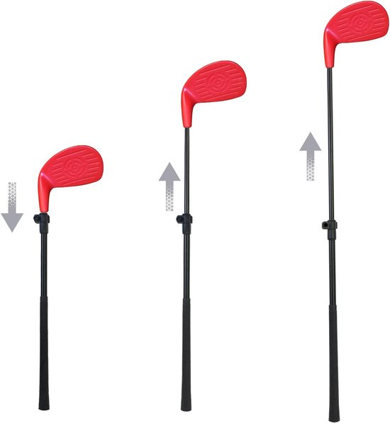 SnelShoppen - Verstelbare golfclub met grote kop, 53-91cm lengte, ideaal voor gezin, tuin, spelletjes, buitenactiviteit