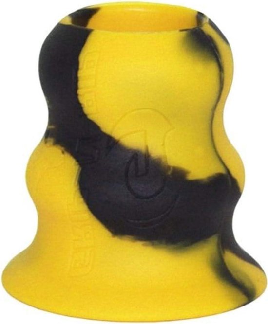 Softball Bat Taper - Handvat Versteviging - Sport Grip Verbeteren - 10% Groter Ontwerp - 4.45 x 3.81 cm - Zwart/Geel