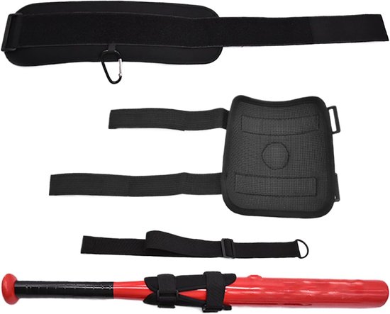 Softball Swingtrainer - Honkbal Slagt trainer - Sportvaardigheden Verbeteren - Magnetische Loslaat Mechanisme - 19 x 132 x 48 cm