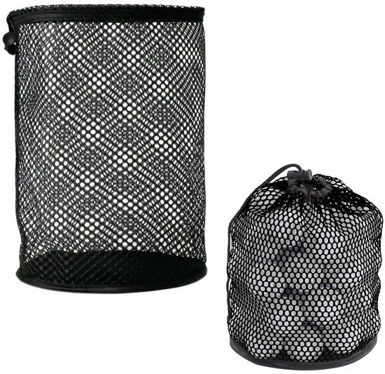 Solidchoice - 2 Stuks Golfbal Organizer Opbergzak met Trekkoord