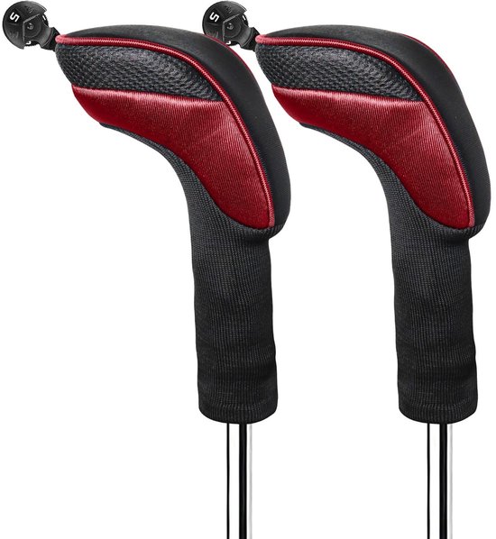 Solidchoice - Golf Club Hoofden Covers voor Hybride Clubs, 2-Pack met Lichtgewicht Ontwerp