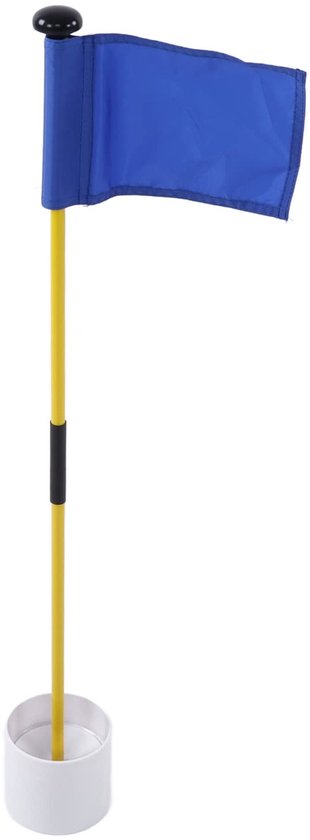 Solidchoice - Golf Flagstick Mini Golf Vlaggen Set - Draagbaar en 2-Sectie Ontwerp