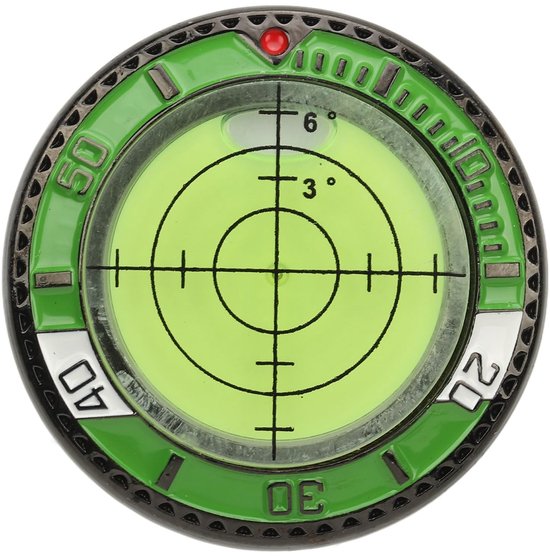 Solidchoice - Golf Green Reader met Bubble Level en Marker