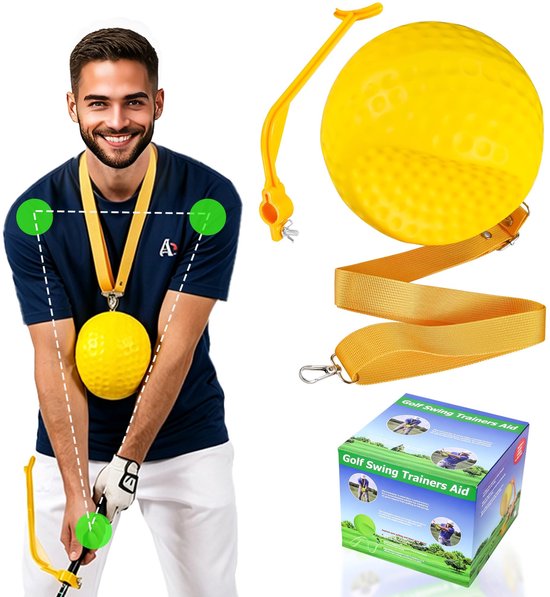 Solidchoice - Golfbal met Verstelbare Riem voor Houdingscorrectie en Swingmechanisme