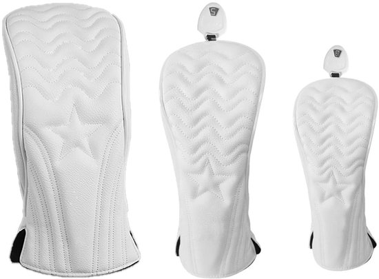 Solidchoice - Golfclub Hoofd Covers - 1/3 Stks Zachte PU Golf Putter Headcovers