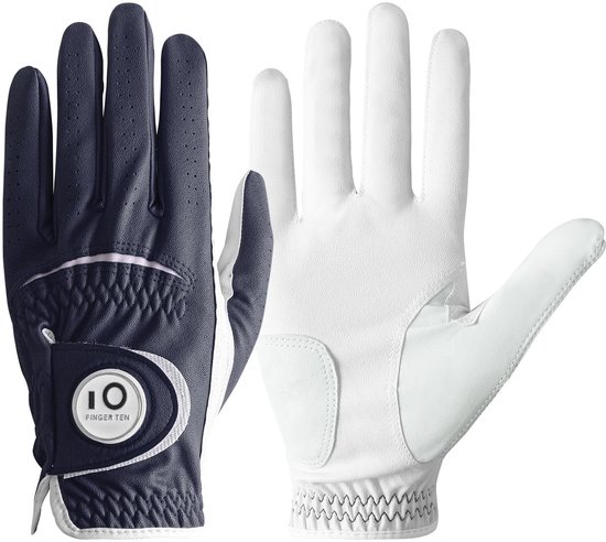 Solidchoice - Golfhandschoenen voor Mannen Links Leer met Ball Marker van Solidchoice
