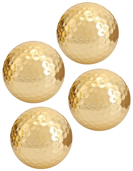 Solidchoice - Gouden Golfbal Set met Verbeterde Zichtbaarheid voor Golfers