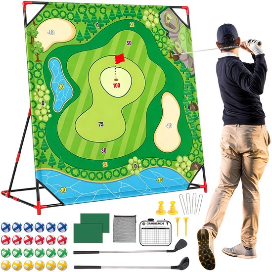 Solidchoice - Mini Golfset voor Kinderen en Volwassenen, Binnen en Buiten
