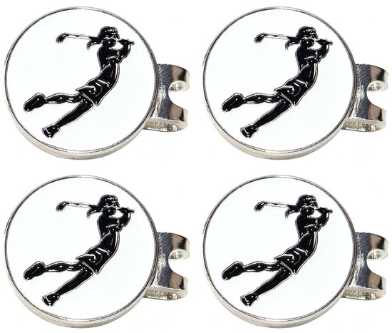 Solidchoice - Petclips voor het Markeren van Golfballen met Metalen Clip