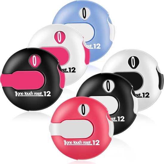 Solidchoice - Set van 6 Golf Score Counter Clickers