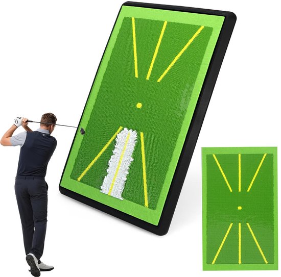 Solidchoice - Verwisselbare Golfmat 2-delig Groen