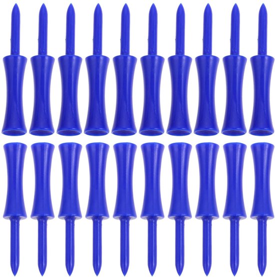 SolidKeus - Set van 100 Stuks Plastic Golf Tees met Hoogtecontrole
