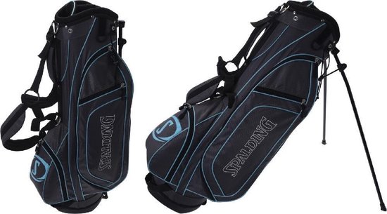 Spalding 7-inch Standbag Charcoal Turquoise van Merkloos