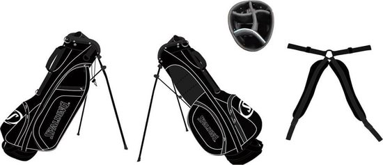 Spalding 7-inch Standbag Zwart Wit