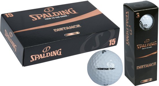 Spalding - Distance 15-stuks - witte golfballen van Spalding