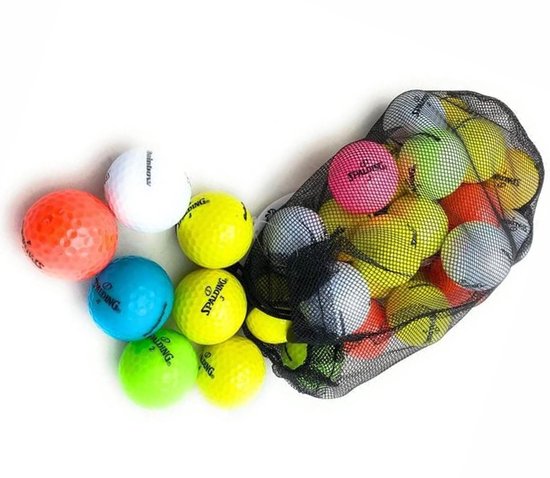 Spalding Rainbow Gekleurde Golfballen - 24 Stuks van Spalding
