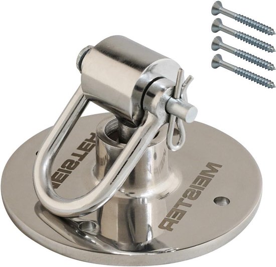 Speed Bag Swivel - Bokszak Draaimechanisme - Boksen Trainen - 360 graden kogellagers - 4 inch breed - Roestvrij Staal