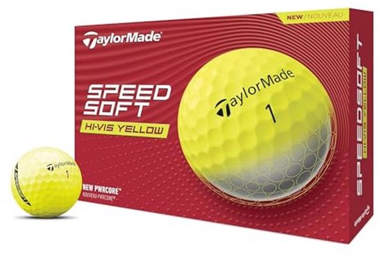 SPEEDSOFT Golfballen Geel - Dozijn van Merkloos