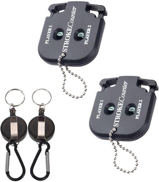 SPHProducts - Digitale Slagteller - Golf Score Teller - Zwart - Golf
