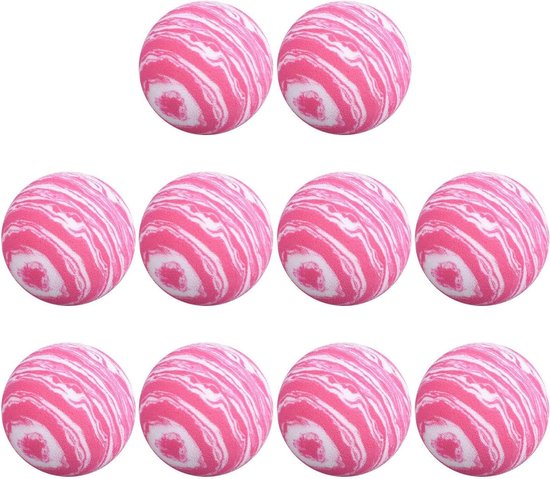 Spons Golfballen - Oefenballen Golf - Golfvaardigheden Verbeteren - Zacht EVA Schuim - 4.2 cm Diameter - Geel