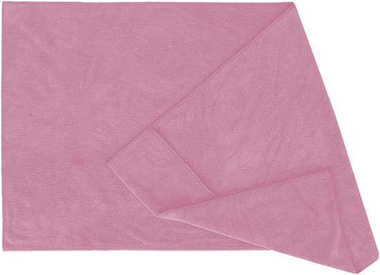 Sport Handdoek - Fitness Oefenhanddoek - Snel Drogen - Lichtgewicht Compact - 95x40 cm - Roze