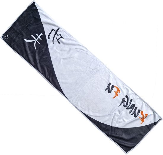 Sport Handdoek - Microvezel Handdoek - Zweet Absorberen - Lichtgewicht Ontwerp - 100x30 cm - Kung Fu