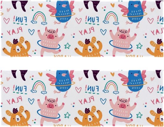 Sport Handdoek - Snelle Droogdoek - Zweet Absorberen - Ultra Zacht Compact - 32 x 11.5 Inch - Multicolor