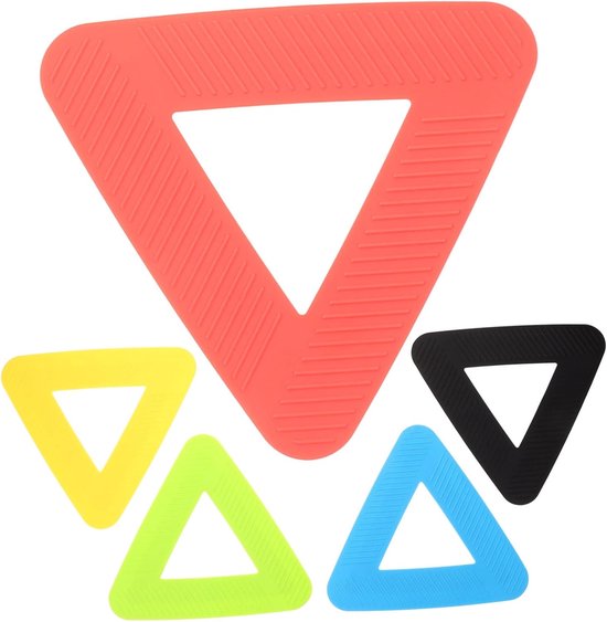 Sport Markeerschijven - Veldmarkers Training - Behendigheid Oefenen - Antislip Duurzaam Materiaal - 19.7 x 18 x 0.5 cm van Merkloos
