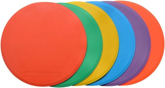 Sport Markers - Veld Markeringen - Sport Training - Plat Ontwerp - 10 inch - Geel van Merkloos