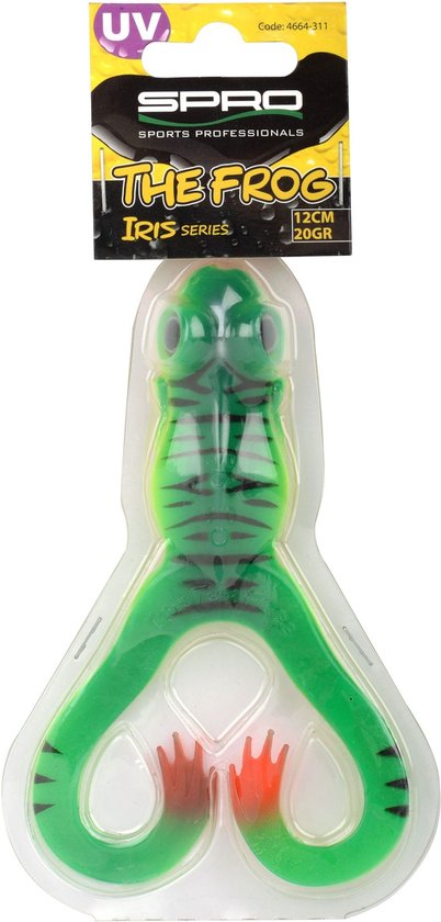 Spro Iris The Frog 10cm - 10gr - Kleur : Natural Green Frog van Spro