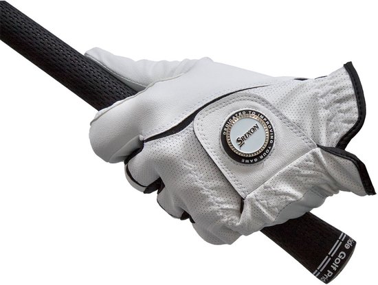 Srixon Ball Marker All Weather Dames Golfhandschoen Voor De Rechterhand Wit M Vrouw van Merkloos