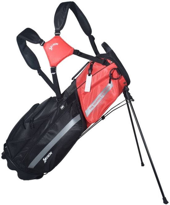 Srixon Lifestyle Golftas - Standbag - Rood Zwart van Merkloos