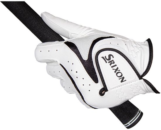 Srixon Microfiber All Weather Rechterhand Golfhandschoen Wit M Man van Srixon