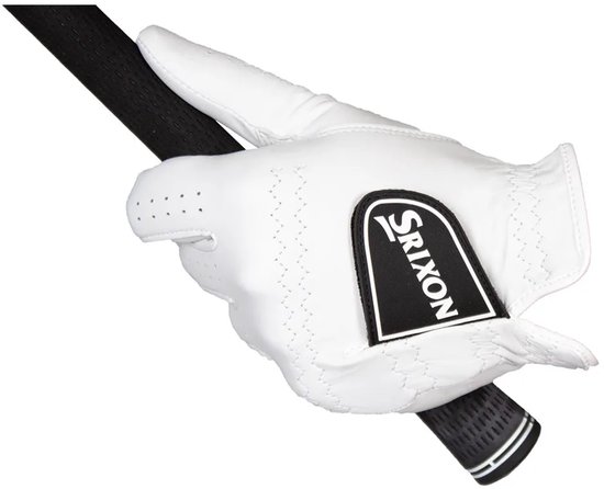 Srixon Premium Cabretta Golfhandschoen Voor Linkshandigen Wit M-L Man van Srixon