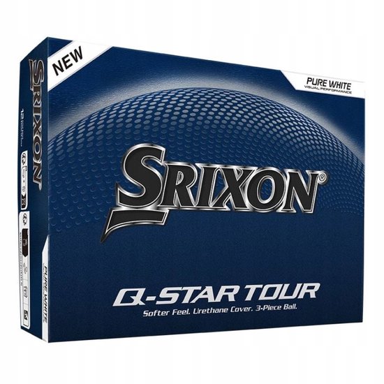 Srixon Q-Star Tour 6 Golfballen - Wit (12 stuks) van Srixon