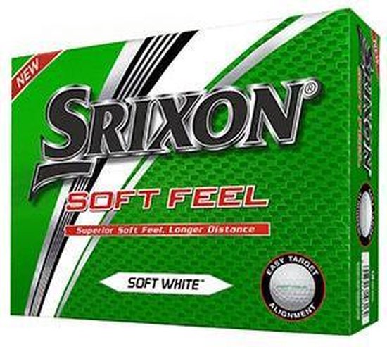 SRIXON SOFT FEEL 12-PACK White van Merkloos