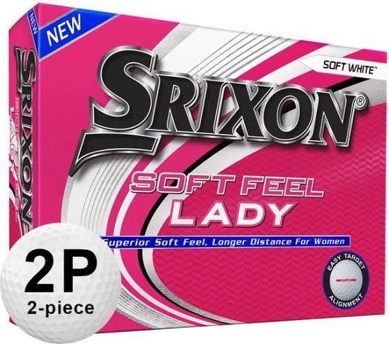 SRIXON SOFT FEEL LADY 12- PACK White van Merkloos