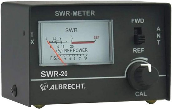 Staande Golfmeter voor Radioantenne Tuning (3,5-50 MHz)