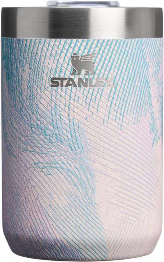 STANLEY Everyday Camp Cup 12 oz / 350 ml – Geïsoleerde RVS Koffiebeker met Drink Through Lid – BPA-Vrij – Thermobeker voor Koffie, Thee & Dranken – Lekbestendige Travel Cup