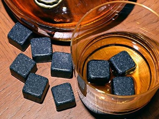 Stenen voor Whiskey Rocks / Set van 6 stuks Black / HaverCo van STEN