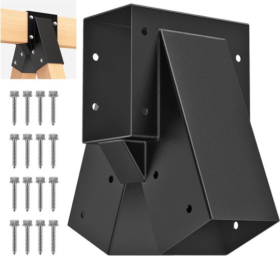 Stevige schommelset beugel - A-frame Swing Set Hardware Kit voor 2 poten en 1 balk - DIY schommels voor achtertuin met montagemateriaal en duurzame bevestiging
