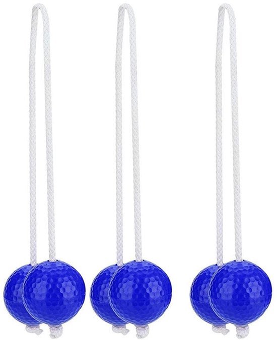 Store_7 - Laddergolf - Tuinspeelgoed - Blauw - Golfballen - Speelset voor