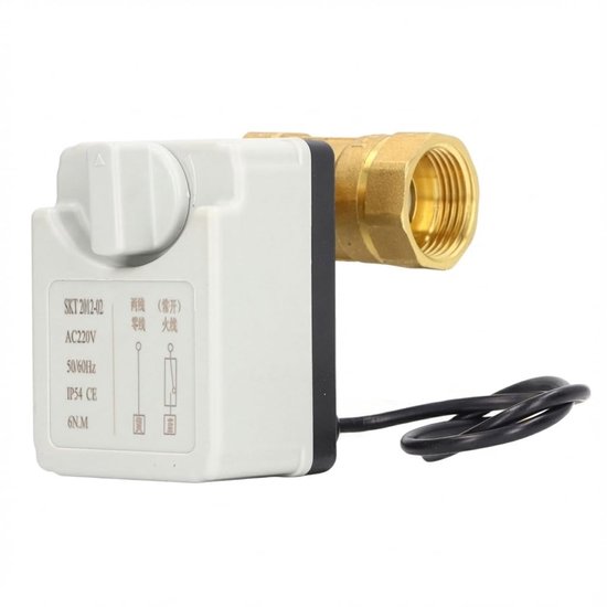 Store_9 - Motorized Ball Valve - 6N.M Koppel - IP54 Stofdicht - DN25 - Normaal Open - Geschikt voor water - Compact formaat