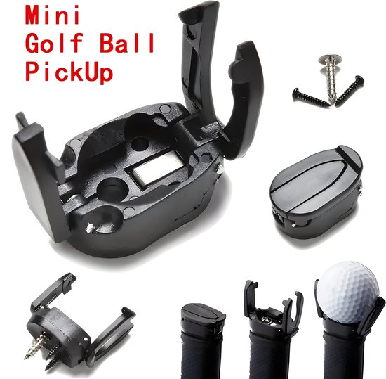 Stripe Golfbal Pickup – Draagbare Golf Ball Retriever & Pick-Up Tool – Opvouwbare Golfbal Opraper – Past op Elke Putter Grip van Stripebird