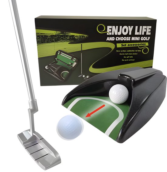 Stripe oefen putter set met balretour en cup