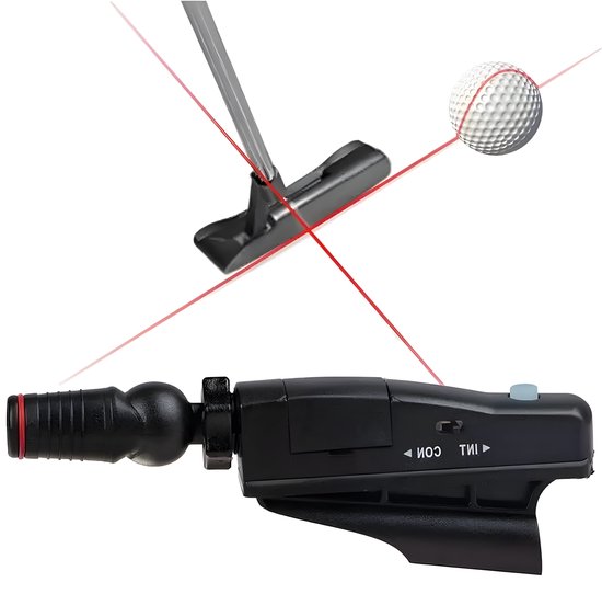 Stripe Putt Master Laser Pointer – Precisie Uitlijningshulpmiddel voor Putter | Golf Accessoires – Verbeter Je Putting met Laser Technologie van Stripe.