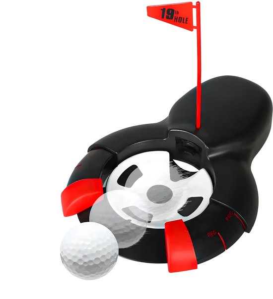 Stripe putting cup met automatische balretour